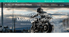 Desktop Screenshot of motorsikletehliyeti.com